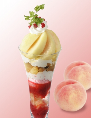 旬のおいしさを満喫！6月30日に、限定店舗で「桃」を使った夏デザート2品を発売