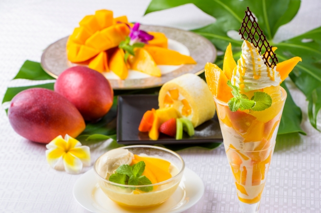 宮古島産のマンゴーだけを使用した４種類のマンゴースイーツ/宮古島 東急ホテル＆リゾーツ