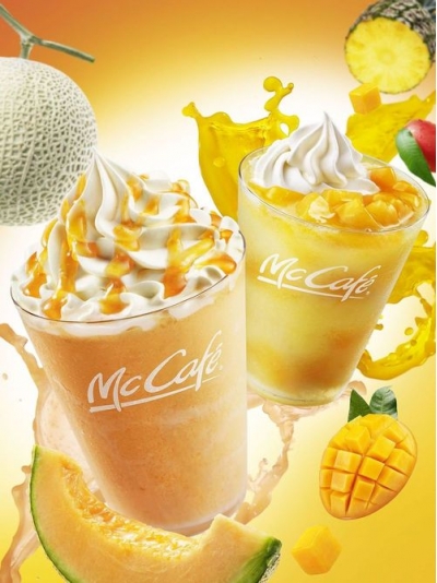 マクドナルド89店舗限定の“McCafe by Barista”に夏にぴったりな2種類のスムージーが初登場！！