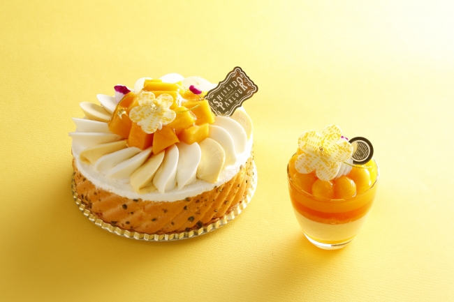 パッと花開いたような夏を感じる“沖縄県産マンゴーのデザート”が登場！