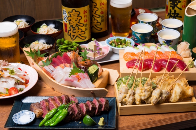 京都の食に「肉天ぷら」という新提案！天ぷらPUB「勝天-KYOTO GATTEN-」より新コースメニュー&新ランチ登場！