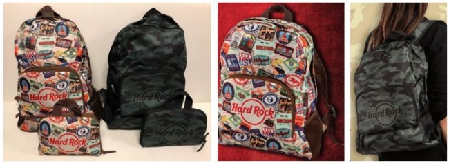 アメリカンレストラン「ハードロックカフェ」ロックショップ『2018 Back to School PWP Backpack Promotion』