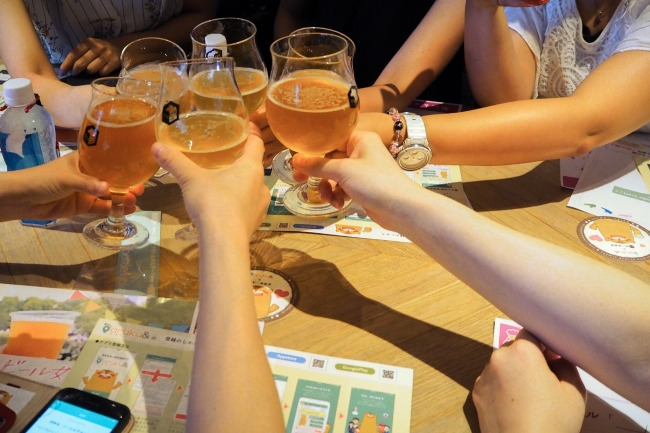 aruku&×ビール女子　あるくと、ビールがおいしい！　　【ビール女子さんぽ部】　ビール片手に青空ピクニック　イベントレポート