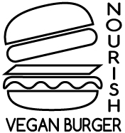 VEGAN BURGER NOURISH ロゴ