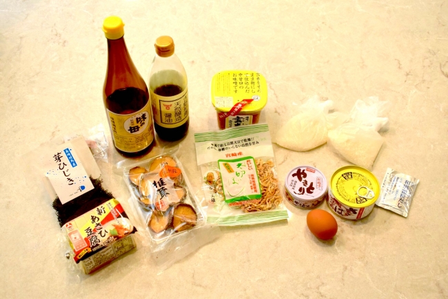乾物など日本の伝統食材