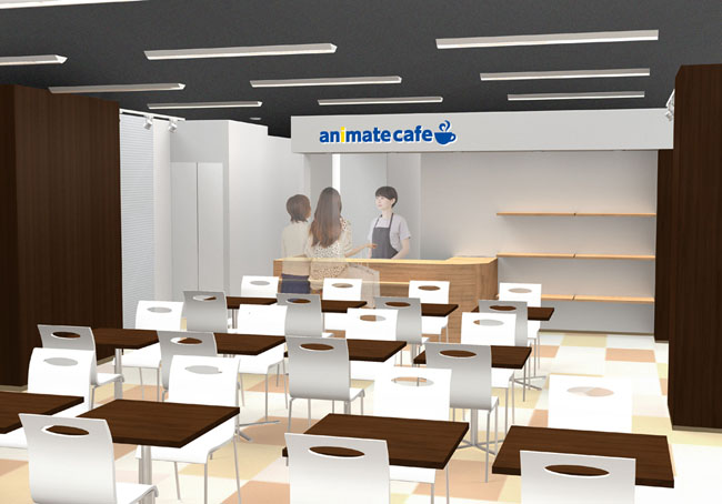『アニメイトカフェ名古屋2号店』 イメージ図