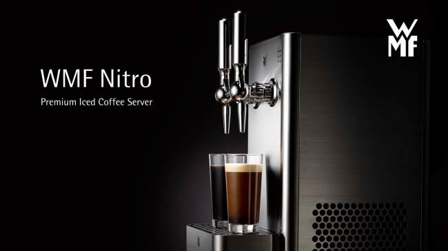 「WMF Nitro」にて抽出したアイスコーヒーとナイトロコーヒー