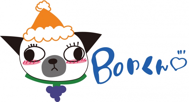 動画内でねおが描いている愛犬「Bonくん」のイラスト