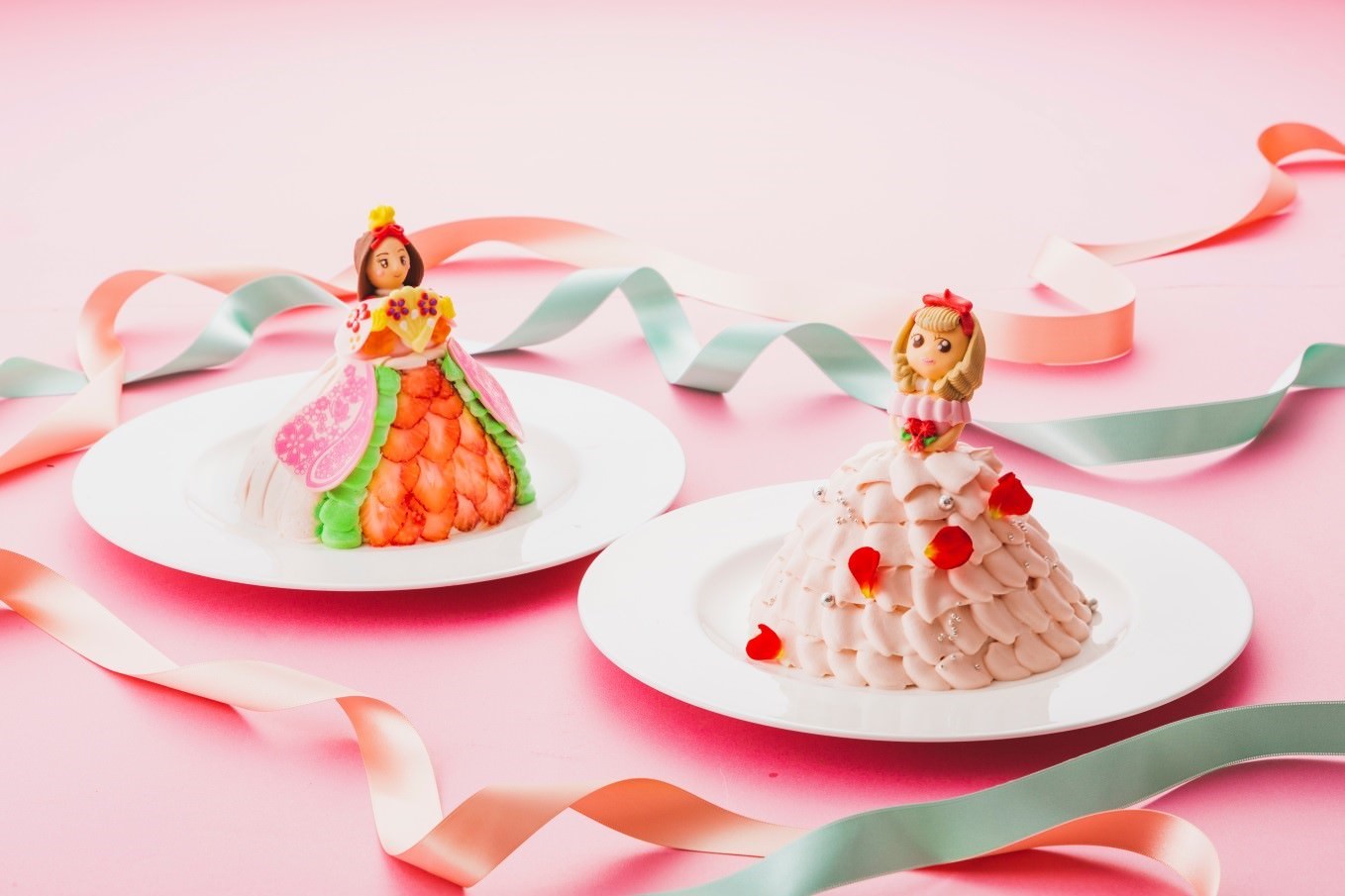 まるでお人形のような3Dひなまつりケーキ
「こひめ」と「ひいな」販売
千里阪急ホテル・ホテル阪急エキスポパークにて
2019年2月25日(月)より予約開始
