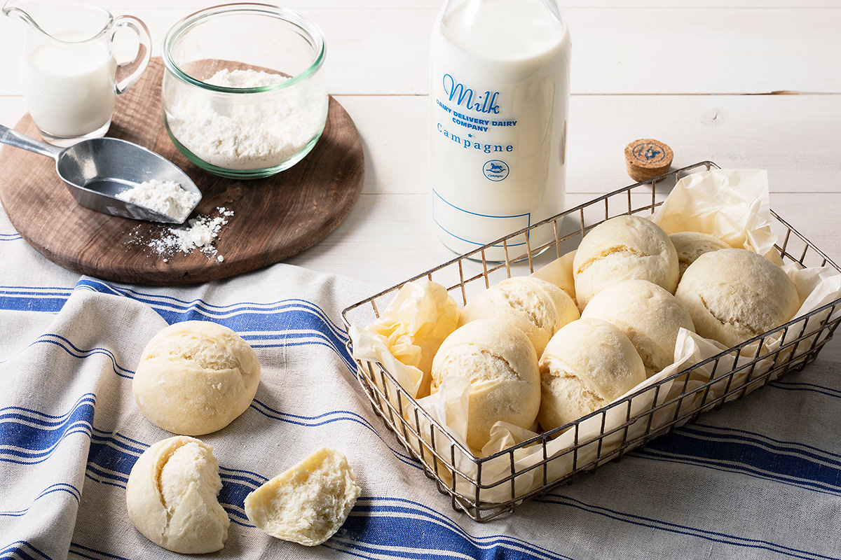 冷凍パンブランド Pan&（パンド）「北海道産牛乳 100%のプレミアムなミルクパン」