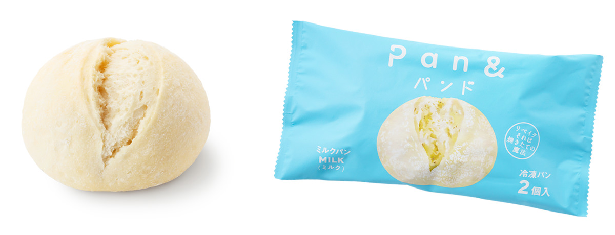 冷凍パンブランド Pan&（パンド）「北海道産牛乳 100%のプレミアムなミルクパン」