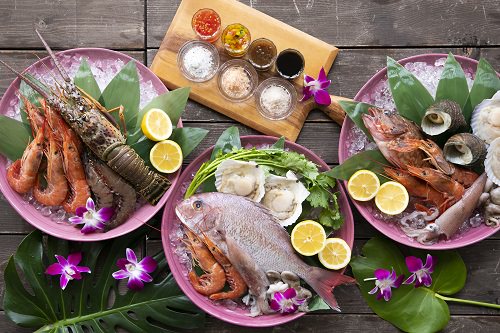 淡路島近海で獲れる新鮮な海鮮食材が楽しめる3種類のBBQプラッター