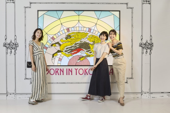 #01 Born In Yokohama 壁画