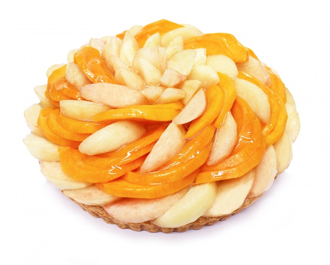 山梨県産 桃とマンゴーのケーキ　