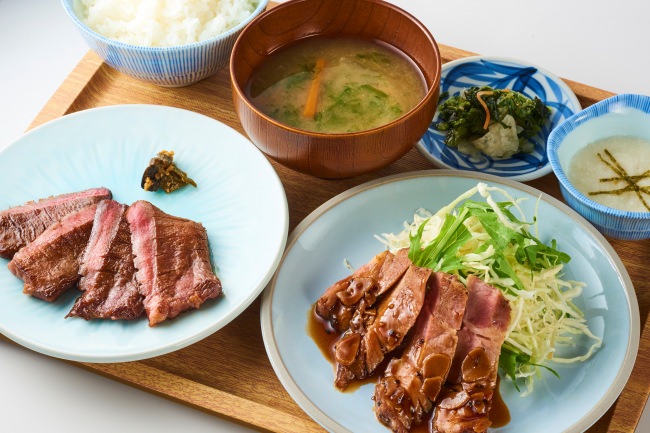 「牛たん焼き＆とんてき定食」1,650円+税