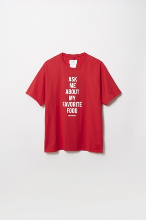 Tシャツ¥11,000(税抜) ４色展開《BLACK・AONORI(GREEN)・WHITE・BENI(RED)》