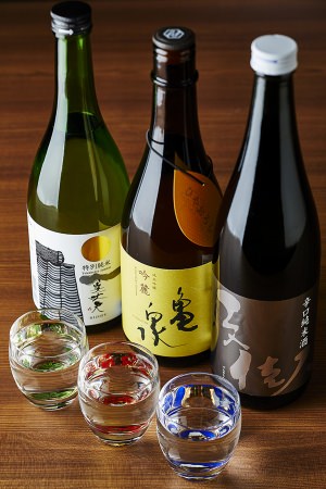 日本酒３種飲み比べ【美丈夫、亀泉、文佳人】