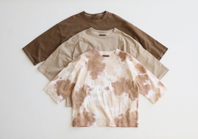 COFFEE DYED WIDE SILHOUETTE ￥8,000+TAX
