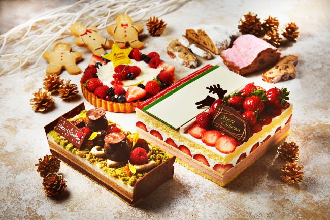 インターコンチネンタルホテル大阪 ストロベリークリスマスショートケーキ（写真右）