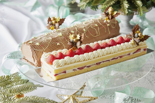 ブッシュ・ド・ノエル キャラメルマロンショコラ ／クリスマスショートケーキ　イメージ