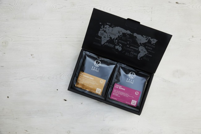 特別仕様のギフトパッケージは、これまでNOZY COFFEEが 旅して出逢った世界中のコーヒー産地を描きました