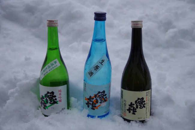 雪中貯蔵のお酒、2月1日に掘り出し