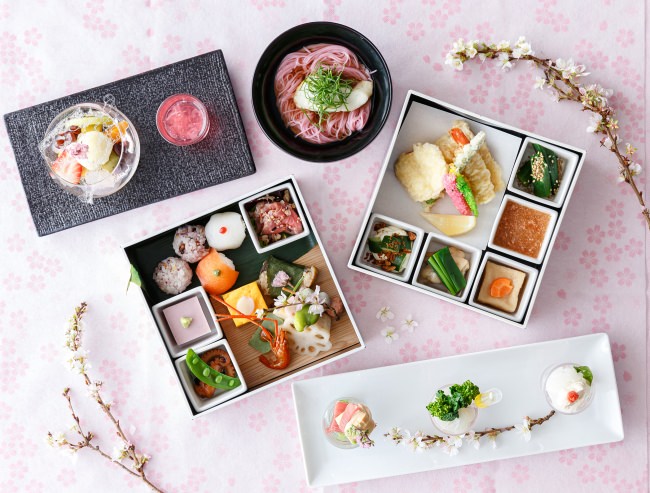 【琵琶湖マリオットホテル 】ホテル最上階のレストランで琵琶湖の眺望と共に楽しむお花見の季節を彩るランチ「SAKURA Lunch Box」を発売