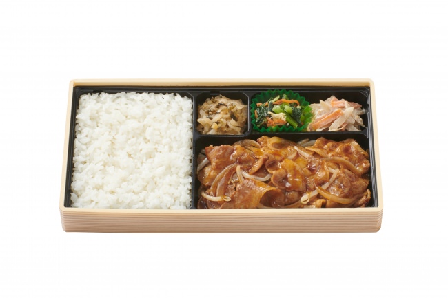 しょうが焼弁当570円（税込）