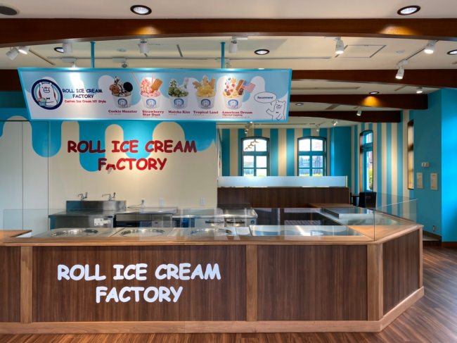ロールアイスクリームファクトリーがテーマパークに初出店
