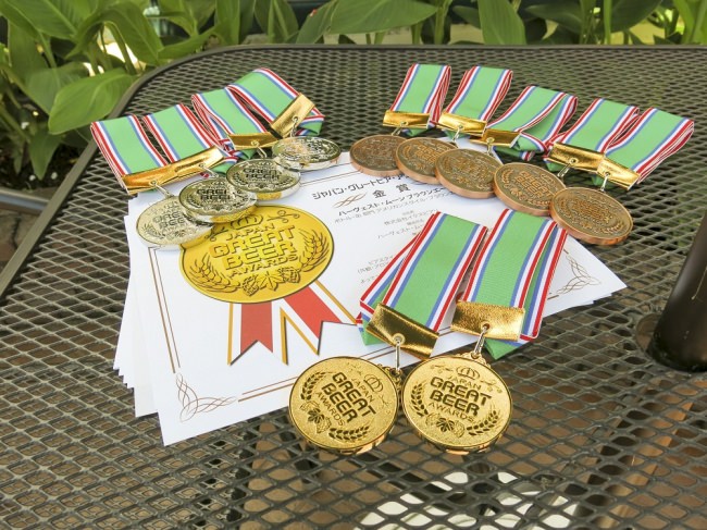 ゴールド・シルバー・ブロンズのメダルが11個