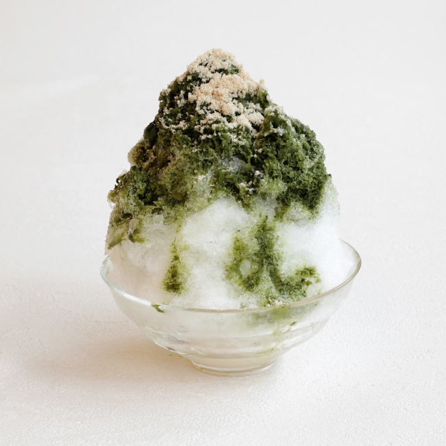 “極み”抹茶氷　～有機豆乳アイスクリームと粒あん～(本日のお茶付き)　　1,380円(税別)