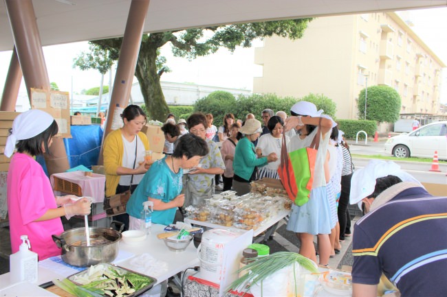 熊本県益城町での炊き出しボランティア