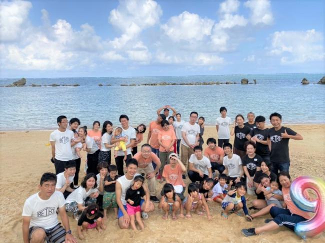 家族同伴の社員旅行（2019年　沖縄）