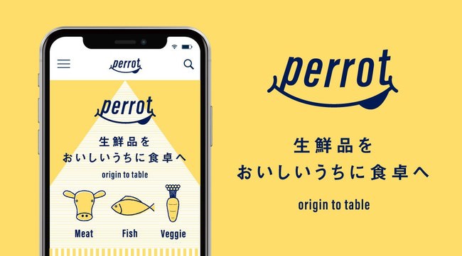 いつもの食卓をもっと楽しくするネットスーパー「perrot (ペロット)」をリリース