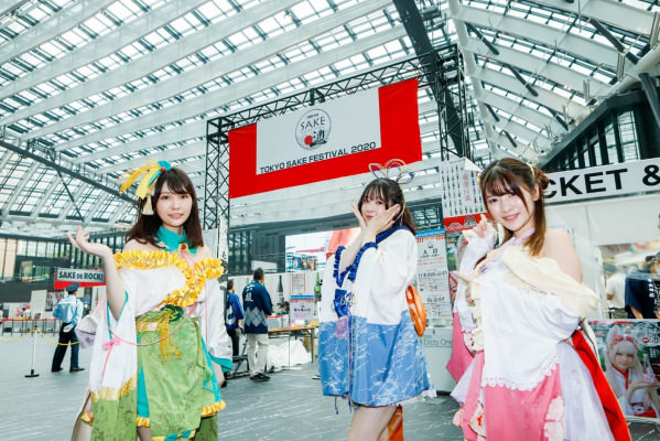 TOKYO SAKE FESTIVAL2020の会場では全世界で4億5千万人がダウンロードしたソーシャルゲーム陰陽師本格幻想RPGコラボ日本酒のアートワークが全て公開！メインステージに降臨！発表！