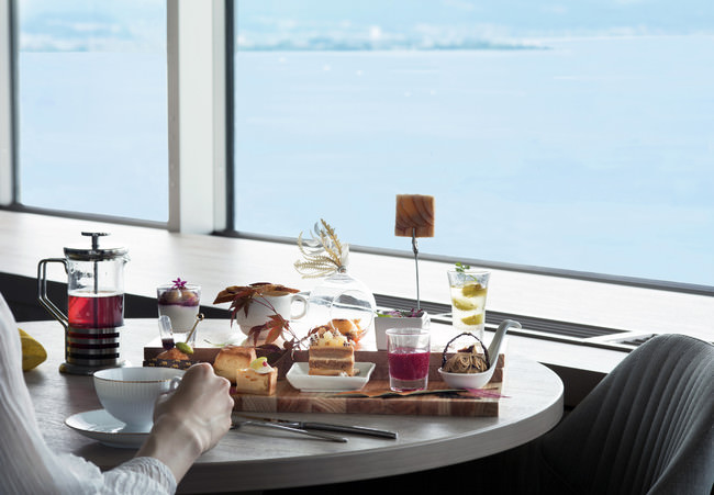琵琶湖マリオットホテル　琵琶湖に訪れる秋の美しさを表現したアフタヌーンティー　　「Beauty Afternoon Tea」を発売
