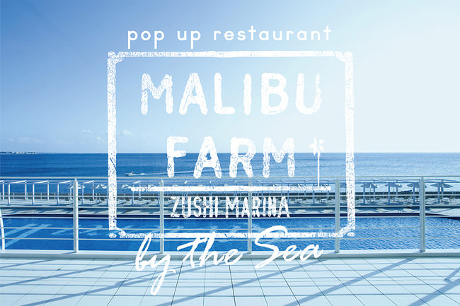 夏の最後の思い出に海外リゾート気分を味わう。9/22(祝)限定『マリブファーム by the Sea』で日本初上陸レストランの味を。|【リビエラ逗子マリーナ】