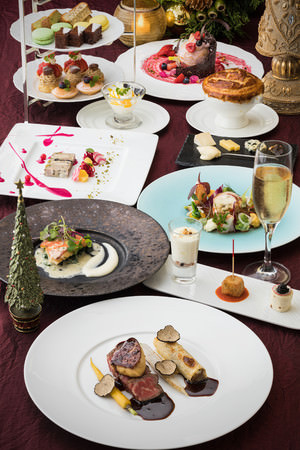 クリスマスディナーコース全体イメージ