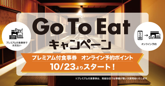 【熟成焼肉 肉源】「Go To Eatキャンペーン」を2020年10月23日(金)より開始！