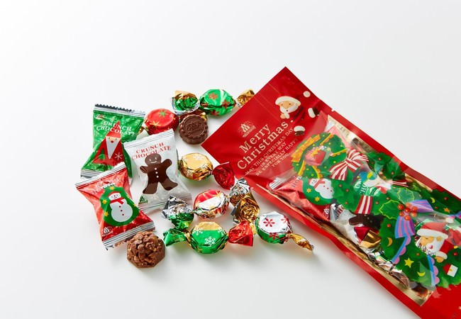 クリスマスサプライズ＜クランチチョコレート＆ミルクチョコレート （11個入）＞
