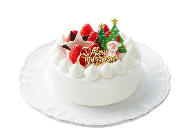 クリスマス ストロベリーショートケーキ（本体価格：3,600円 ※直径約１５．５ｃm）