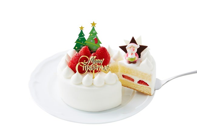 クリスマス ストロベリーショートケーキ（本体価格：2,300円 ※直径約１２．５ｃｍ）
