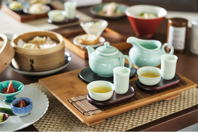 琉球新天地「琉球飲茶＆台湾ティー」セットメニューイメージ