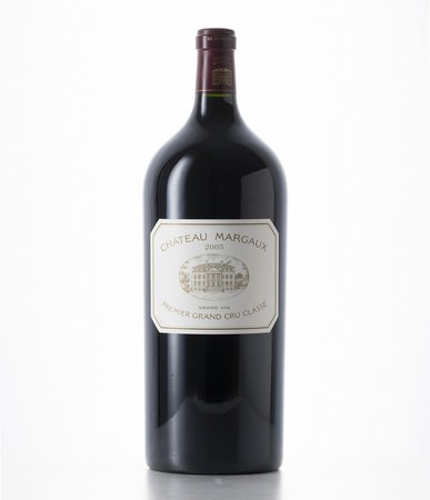 Lot. 064  CHATEAU MARGAUX（シャトー マルゴー） 2005 1 imp (6000 ml) 、予想落札価格：50万-100万円