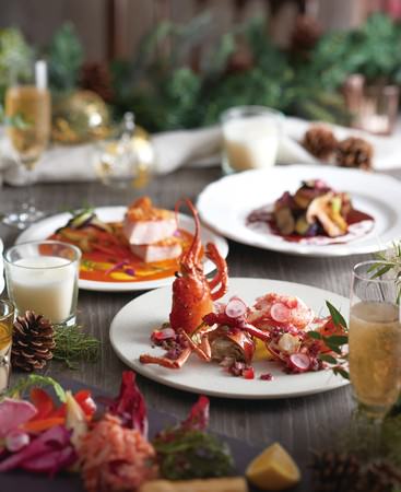 【カフェ・ド・クリエ】クリスマスを彩る華やかなストロベリースノーミルク&ホットアップルシナモン、海老とホタテ2種の魚介の旨味がつまったトマトクリームパスタが12月2日に登場！