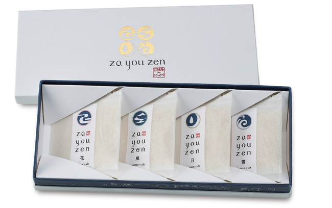旬のある塩 – 季節で味わいが変わる匠の塩「za you zen 四季の塩」新発売「四季を愉しむ雪月風花コース」 2020年12月1日（火）予約販売開始