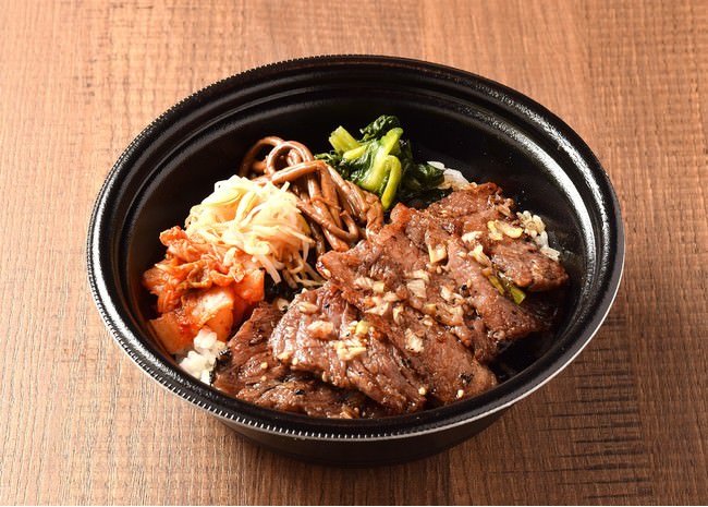 国産黒毛和牛カルビの葱塩焼き丼