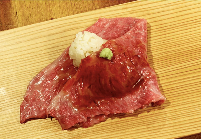 和牛肉ぶとん寿司