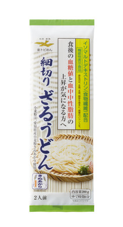 [新商品] 金トビ志賀から乾麺の機能性表示食品「細切りざるうどん」が新発売！