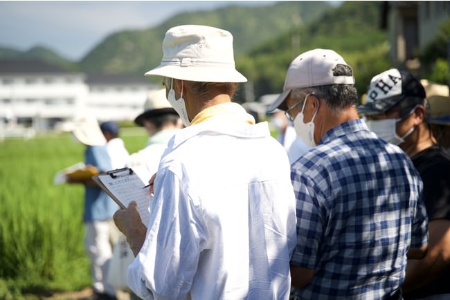 年に２回の視察会は農家の方々の高いモチベーションに繋がっている